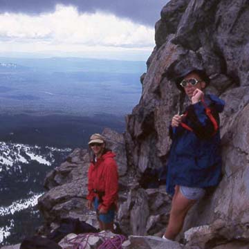 John and Bob below summit
